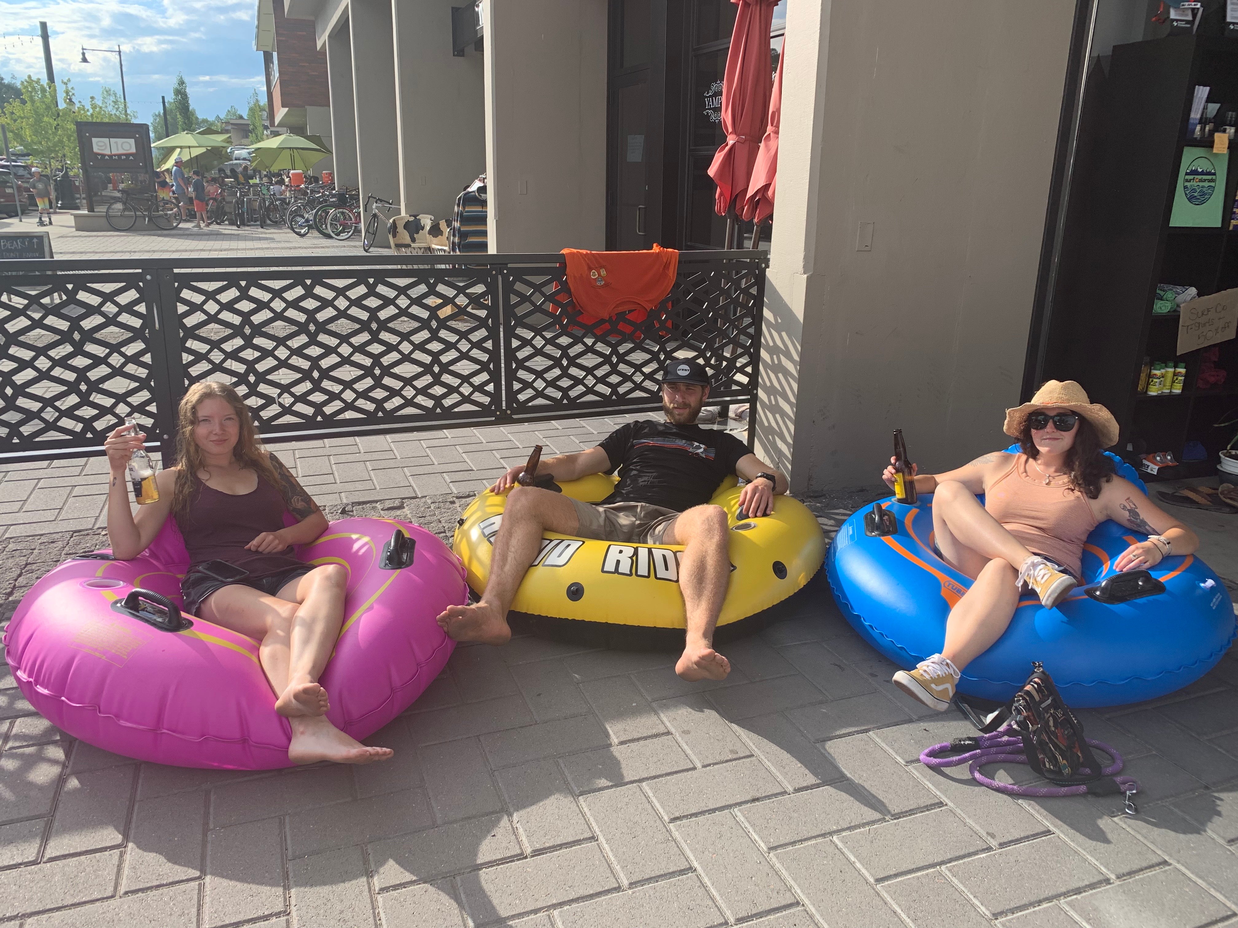 River Tubes + River Surfers