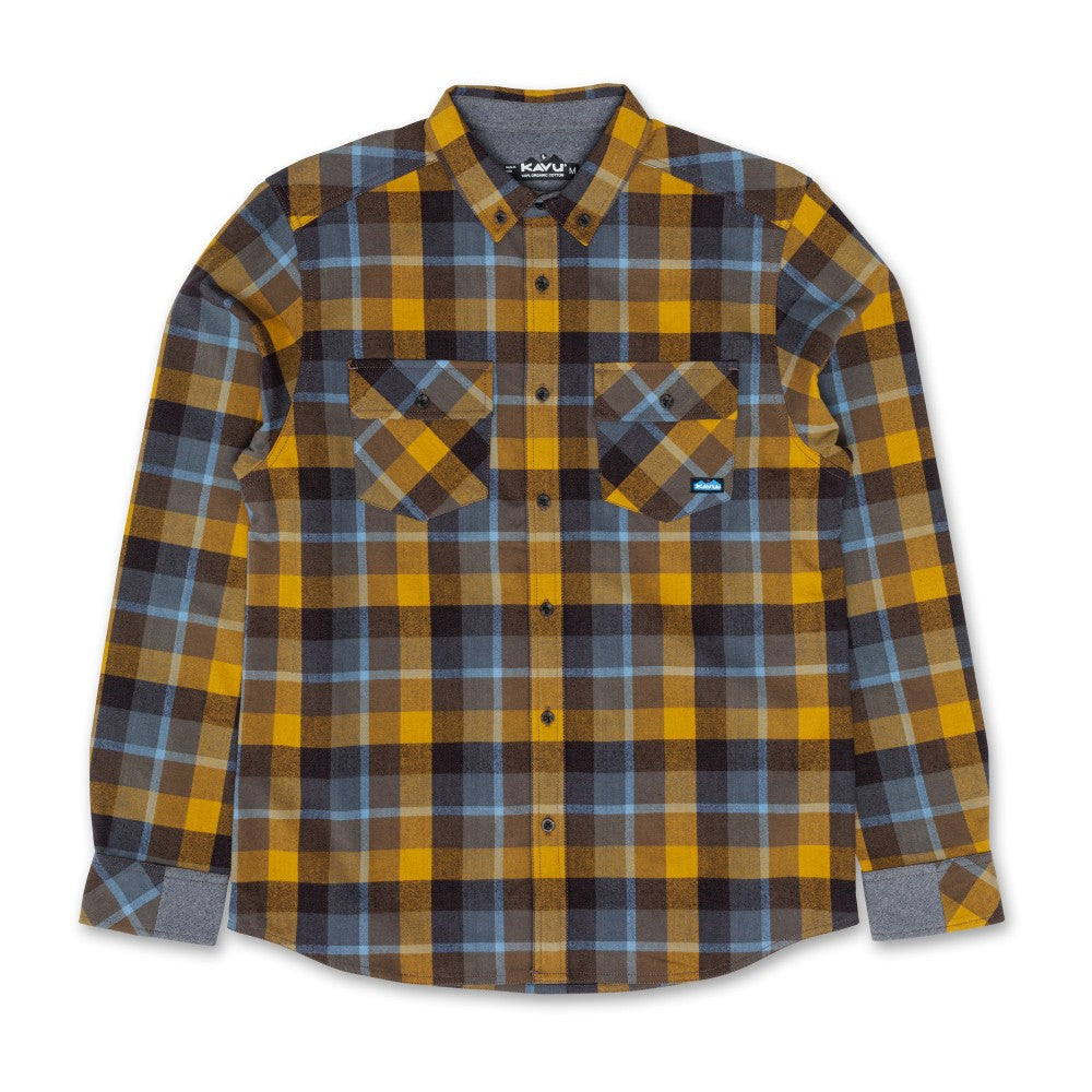 Kavu Buffaroni Mens Shirt Walnut Bay