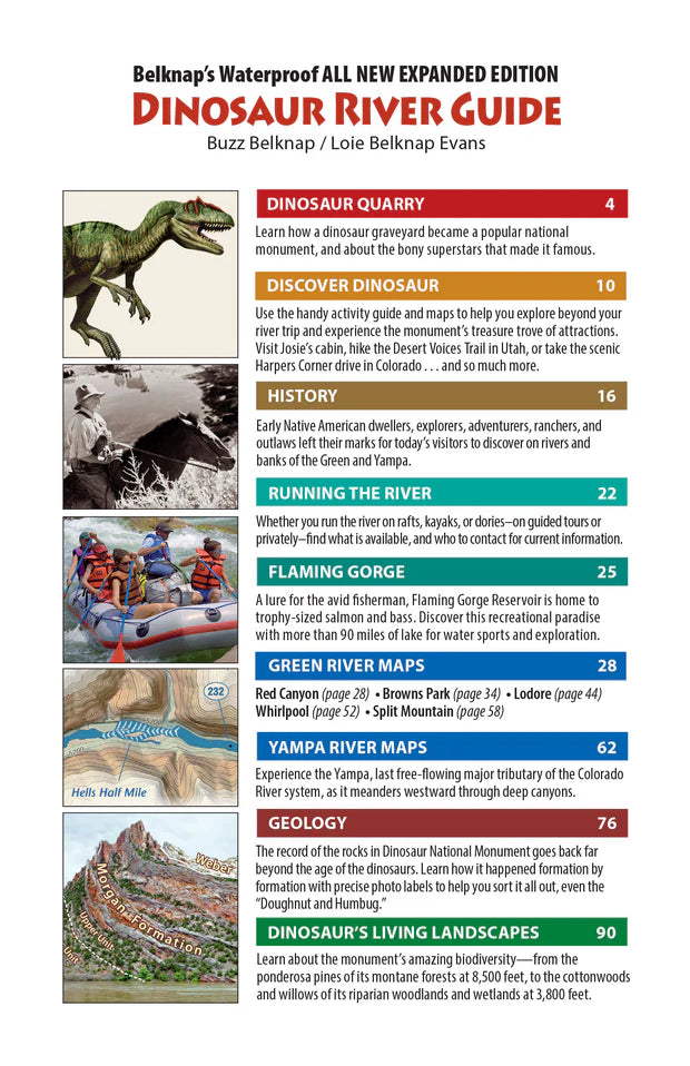 Belknaps Waterproof Dinosaur River Guide