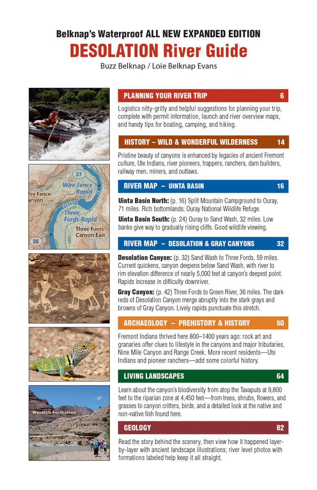 Belknap's Waterproof Desolation River Guide