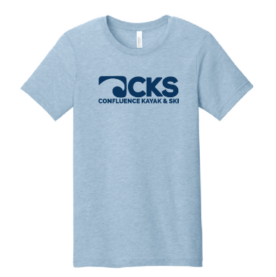 Confluence CKS Wave Logo T Shirt Heather Blue