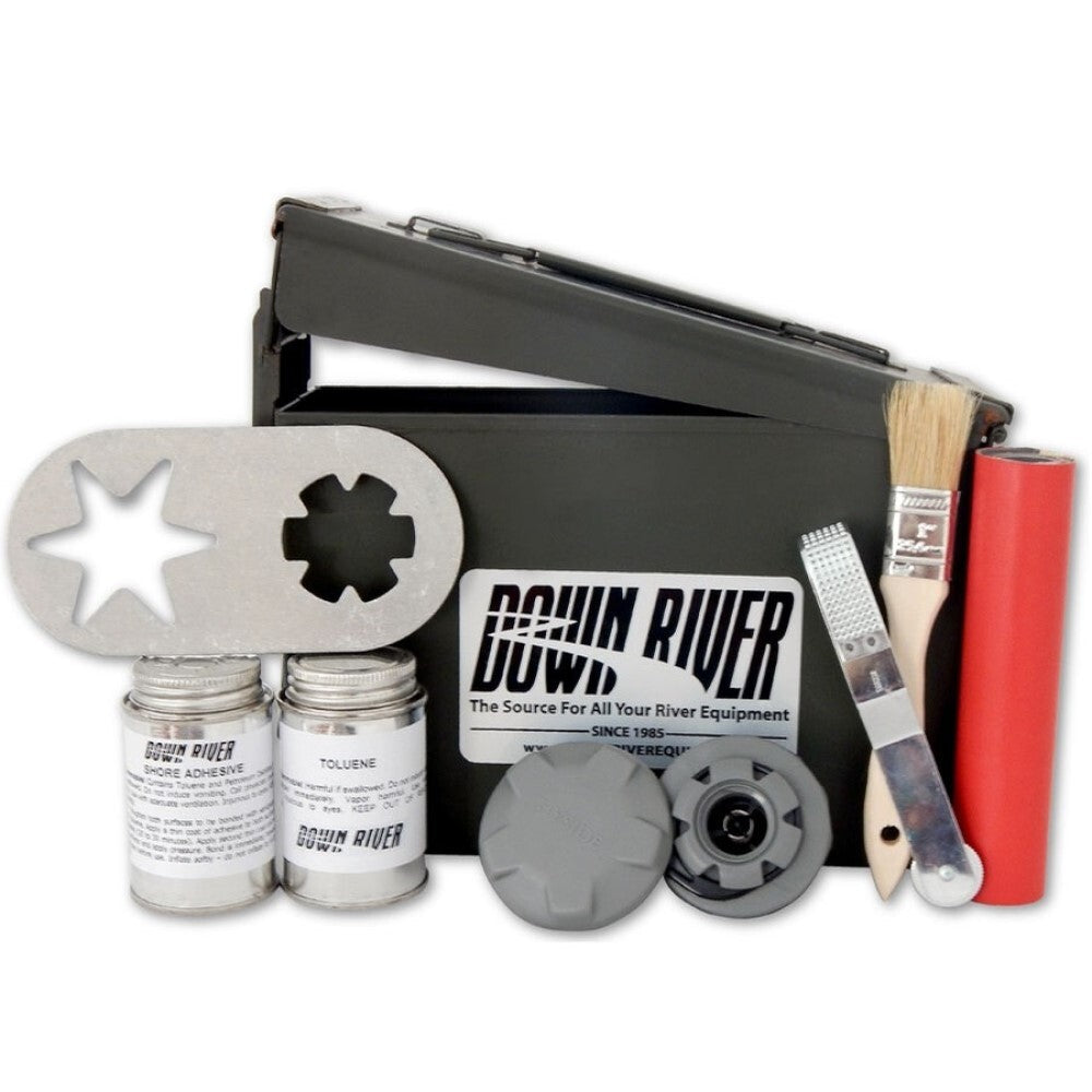 Down River Hypalon Inflatable Boat Repair Kit - Deluxe
