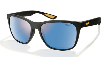 Zeal Freemont Sunglasses Matte Black Horizon Blue