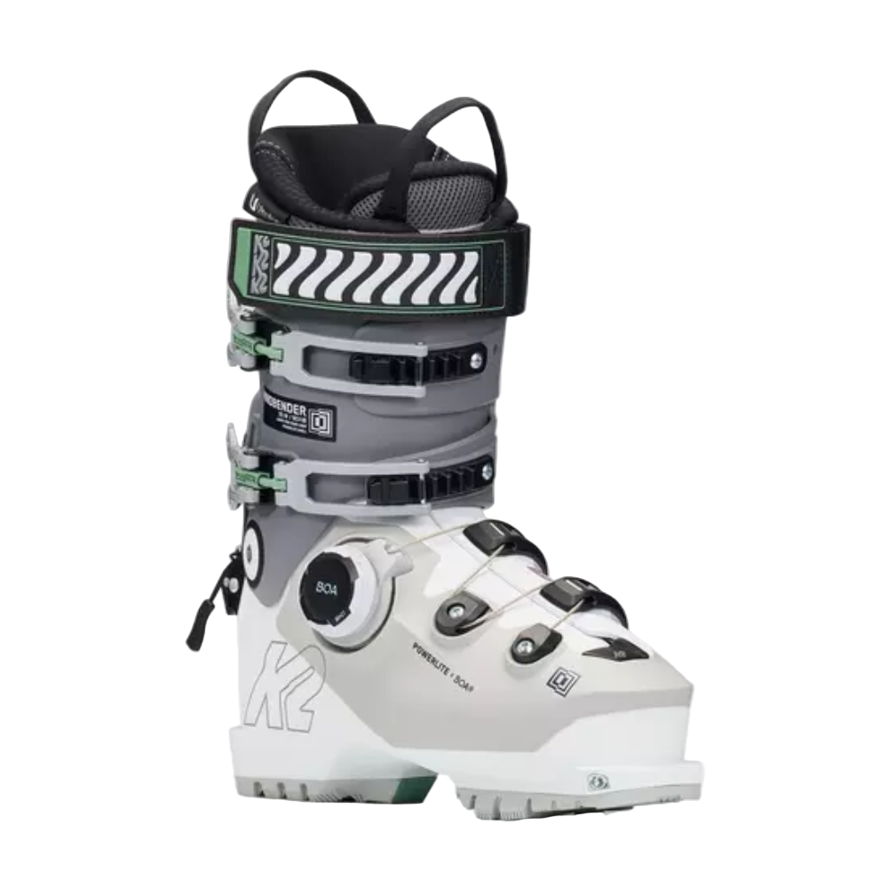 k2 downhill ski boots kids' Evolver 2026 Red/Orange / 26.5 allowing for a 50 degree range of motion K2 Women's Mindbender 95 BOA
