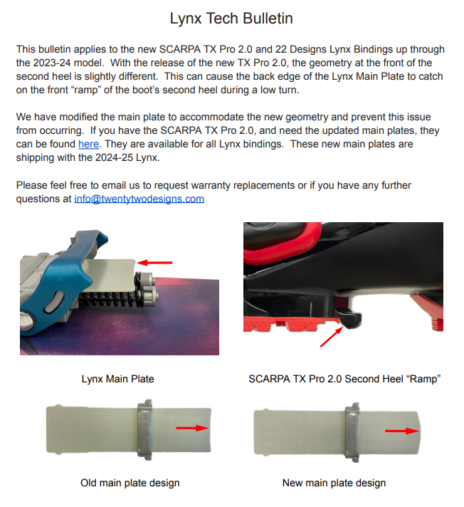 22 Designs Lynx NTN Binding 2023/2024 Closeout