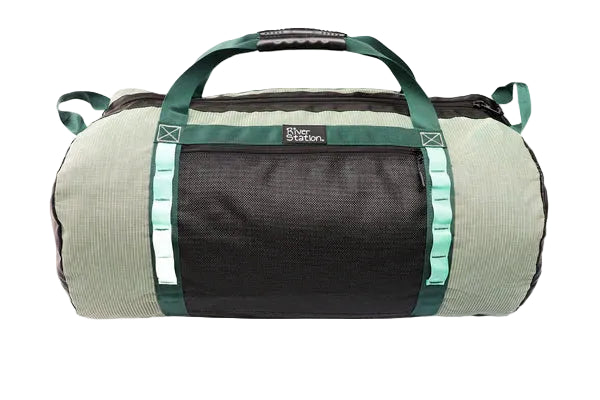 River Station Large Mesh Gear Duffle Mint Forrest