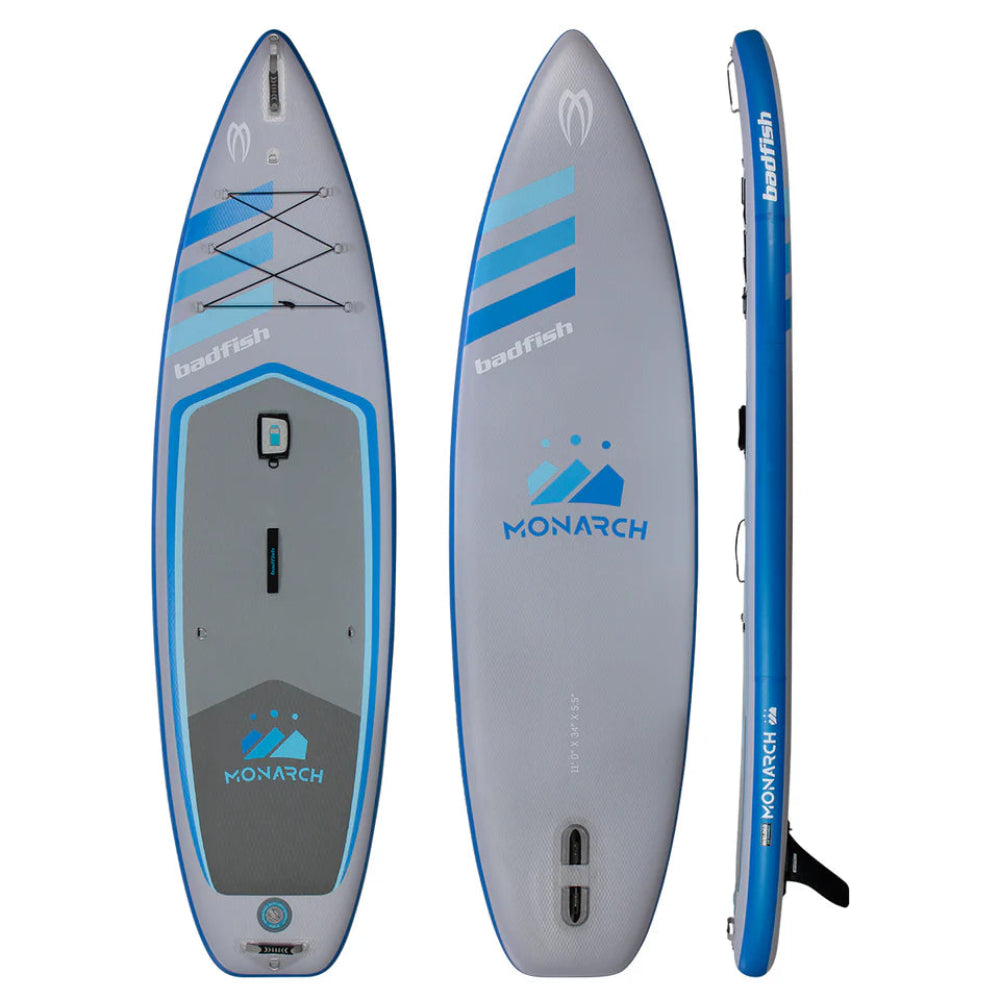 Badfish Monarch Inflatable Paddleboard Silver