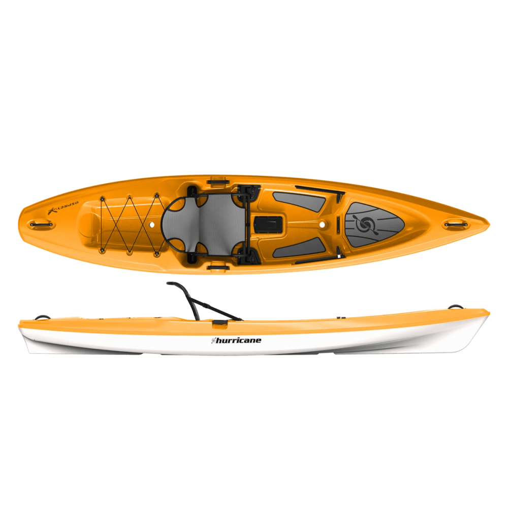 Hurricane Osprey 120 Lightweight Recreational Kayak Mango