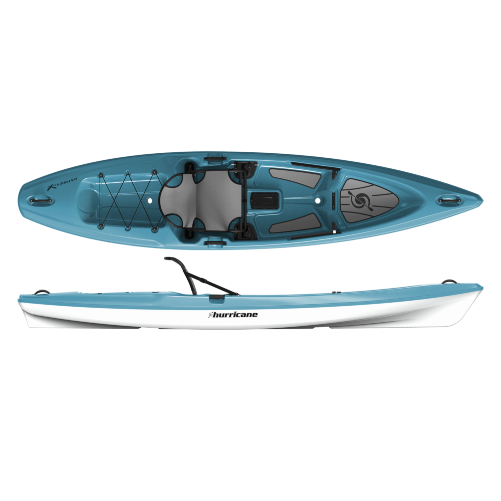 Hurricane Osprey 120 Lightweight Recreational Kayak Slate Blue
