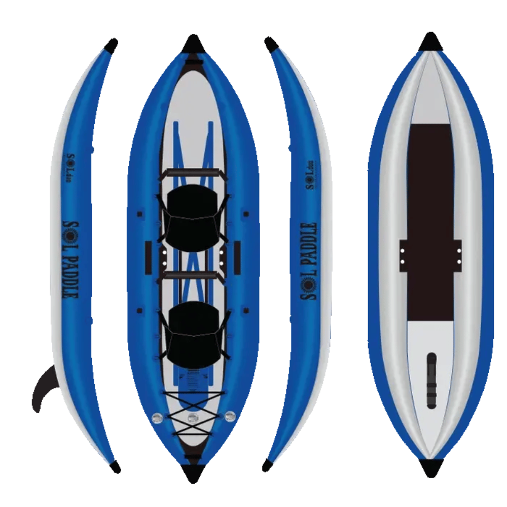 SOLduo Galaxy Tandem Inflatable Kayak