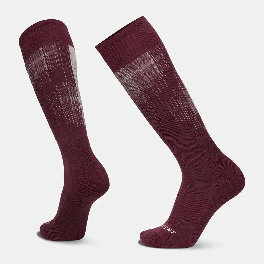 Le Bent Pixel Light Cushion Ski Sock Smoke Pearl Medium