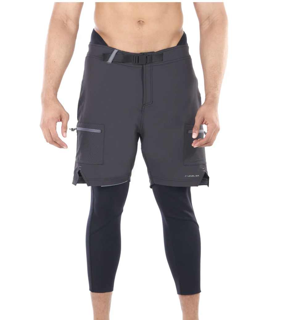 Level Six Men's Full Monty Neoprene Lined Capri