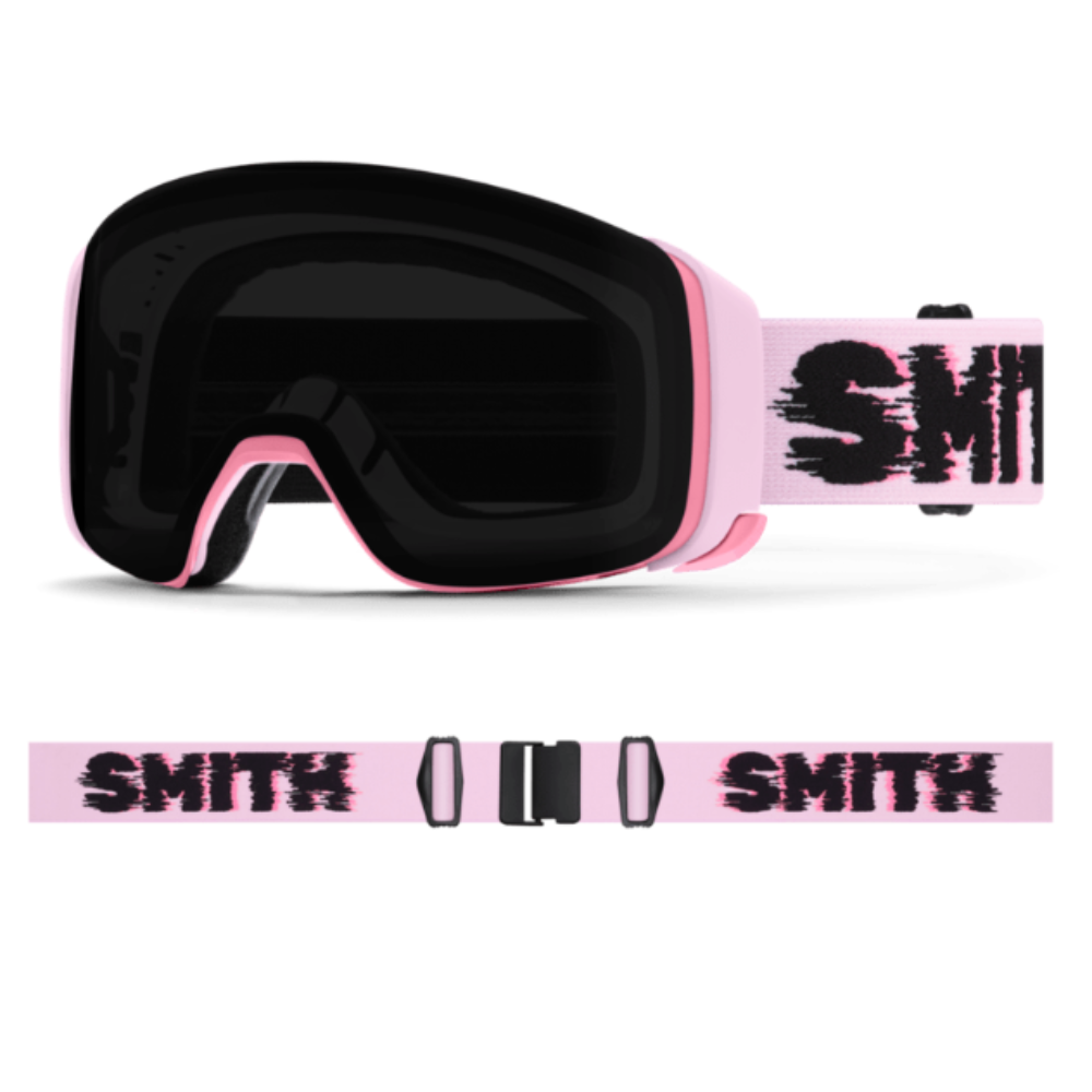 Smith 4D Mag Goggle Pink Frost Flex Glitch - CP Sun Black