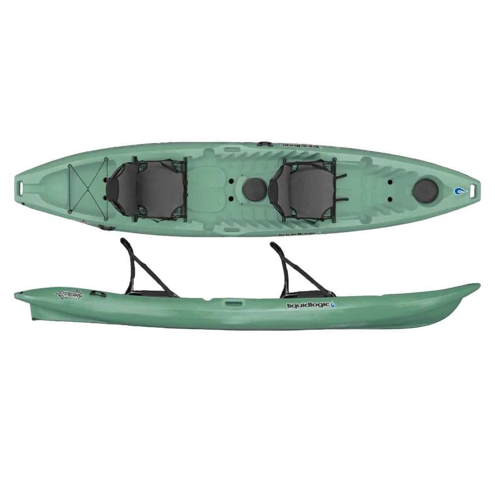 LiquidLogic Stingray 13.5 Tandem Sit on Top Kayak Sage