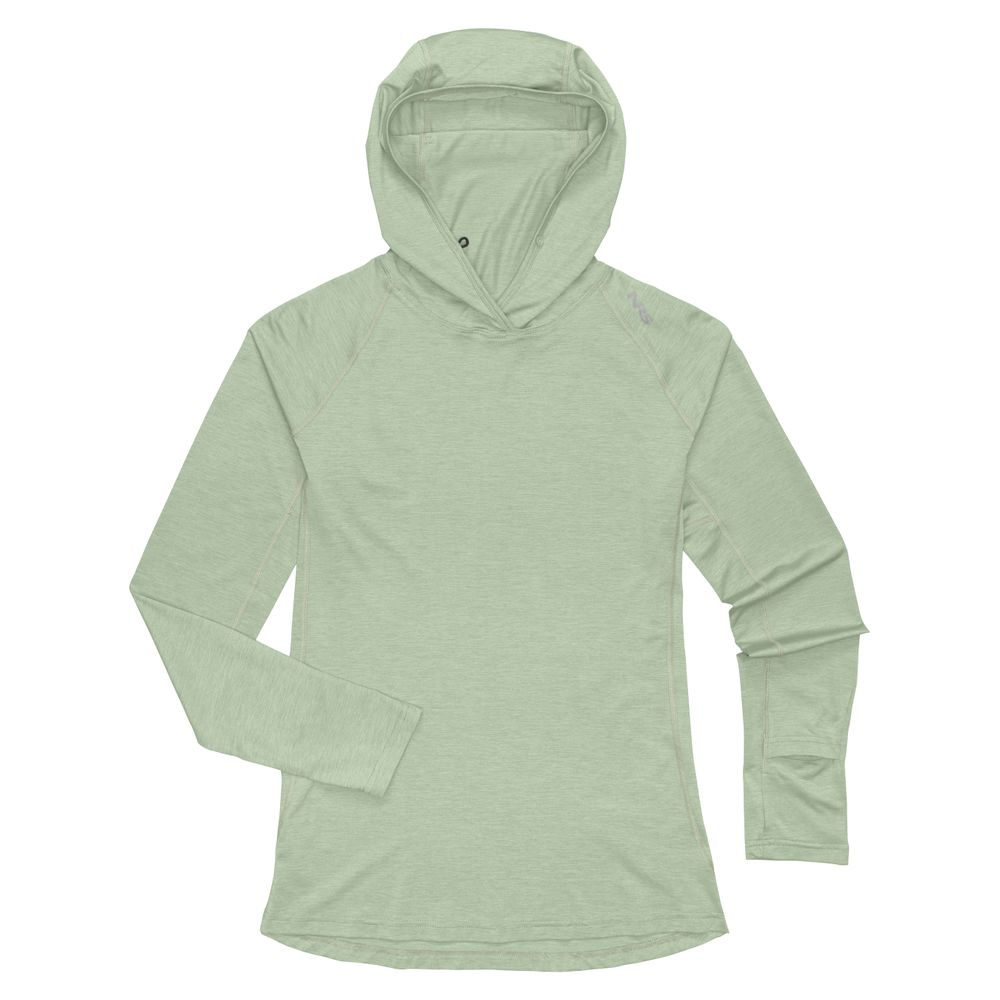 NRS Women's Silkweight Hoodie Desert Sage