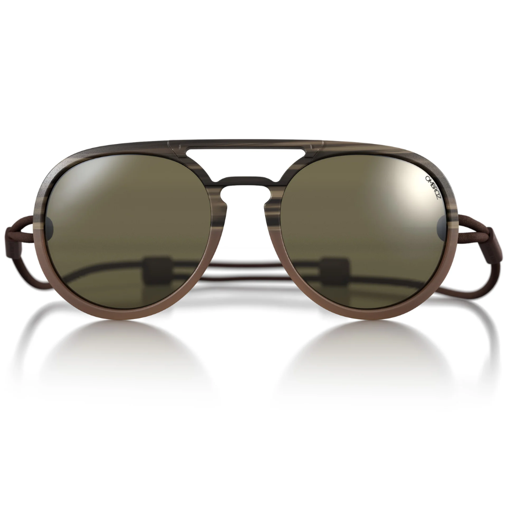 Ombraz Dolomite Sunglasses Slate Polarized Light Brown Regular