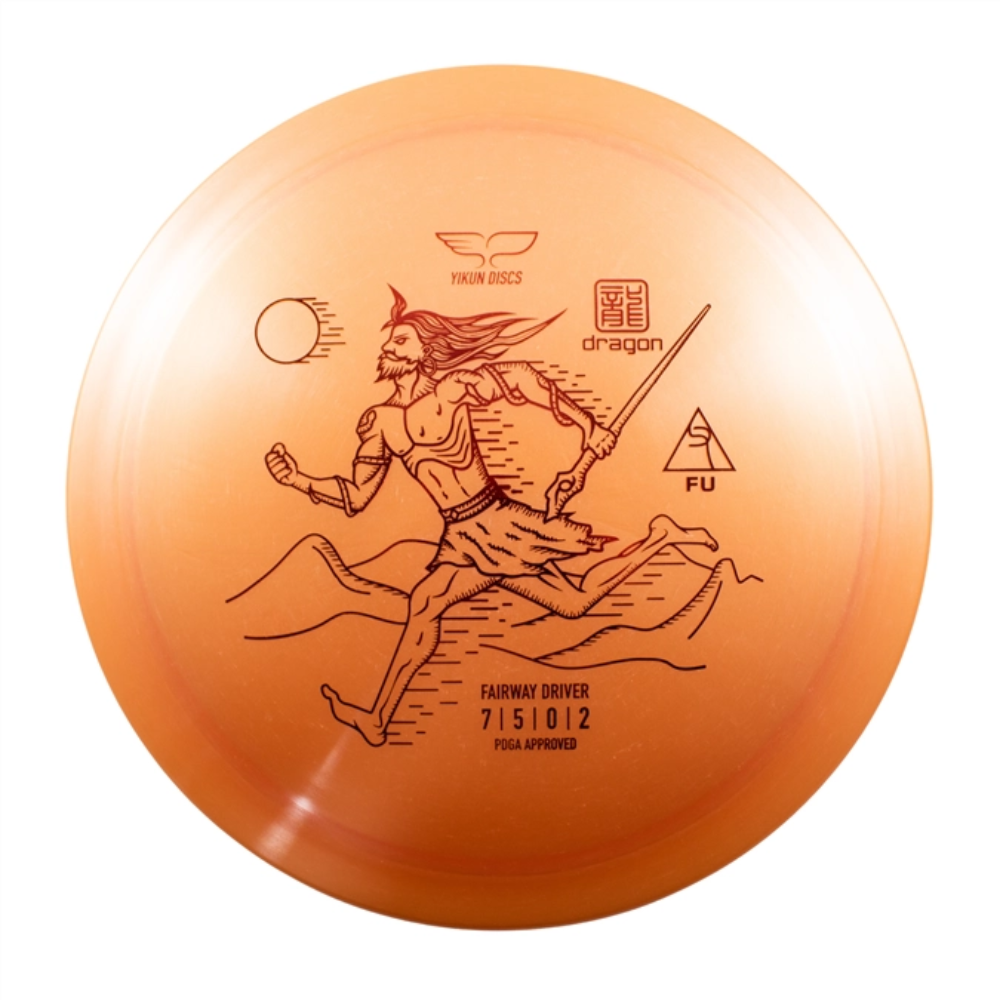 Yikun FU Disc Orange Dragon Line 7 5 0 2
