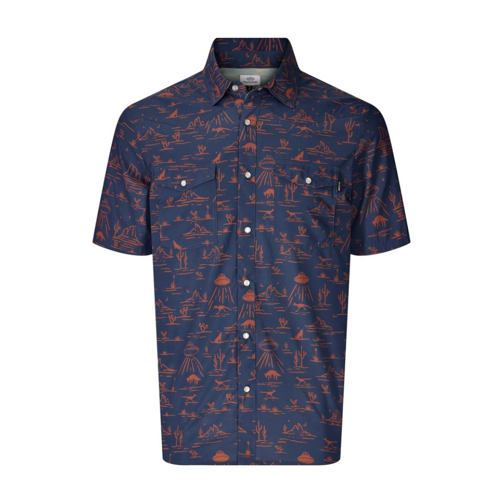 Flylow Men's Cody Shirt Night Bark UFO