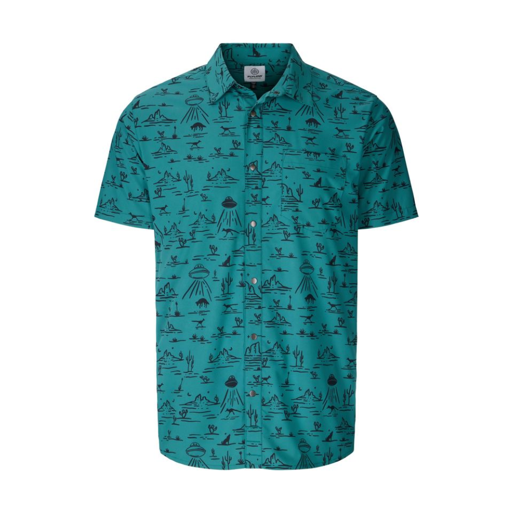 Flylow Men's Anderson Shirt Sea Night UFO