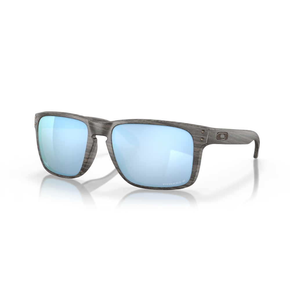 Oakley Holbrook XL Sunglasses Woodgrain Prizm Deep Water Polarized