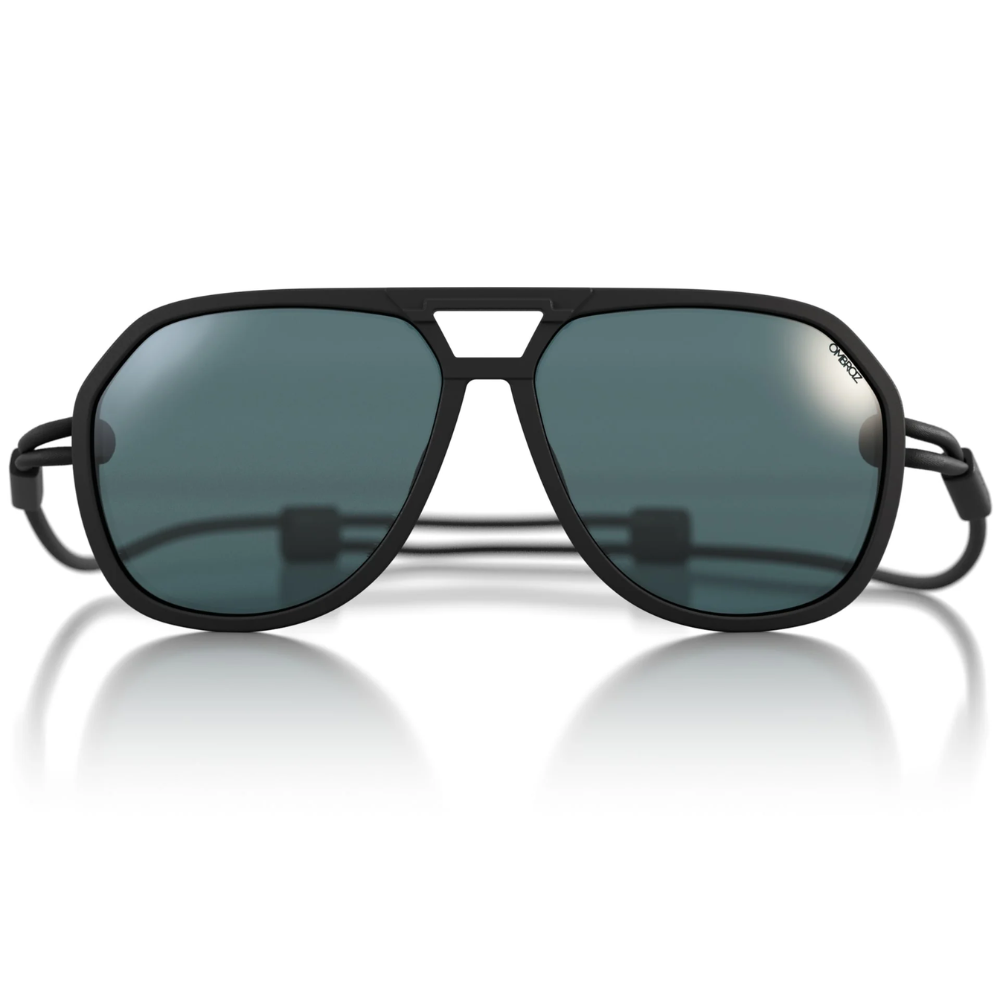 Ombraz Classic Sunglasses Charcoal Polarized Grey Regular