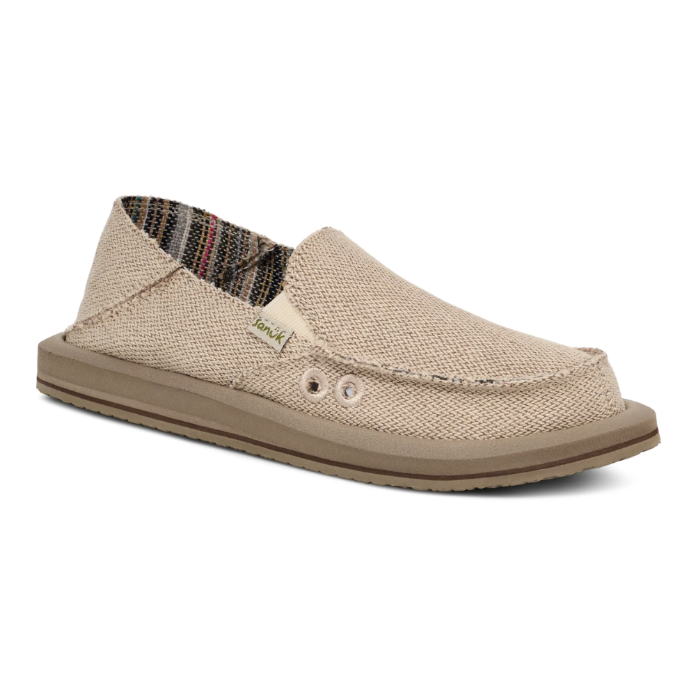 Sanuk Women's Donna Hemp 2 Tone Loafers Natural