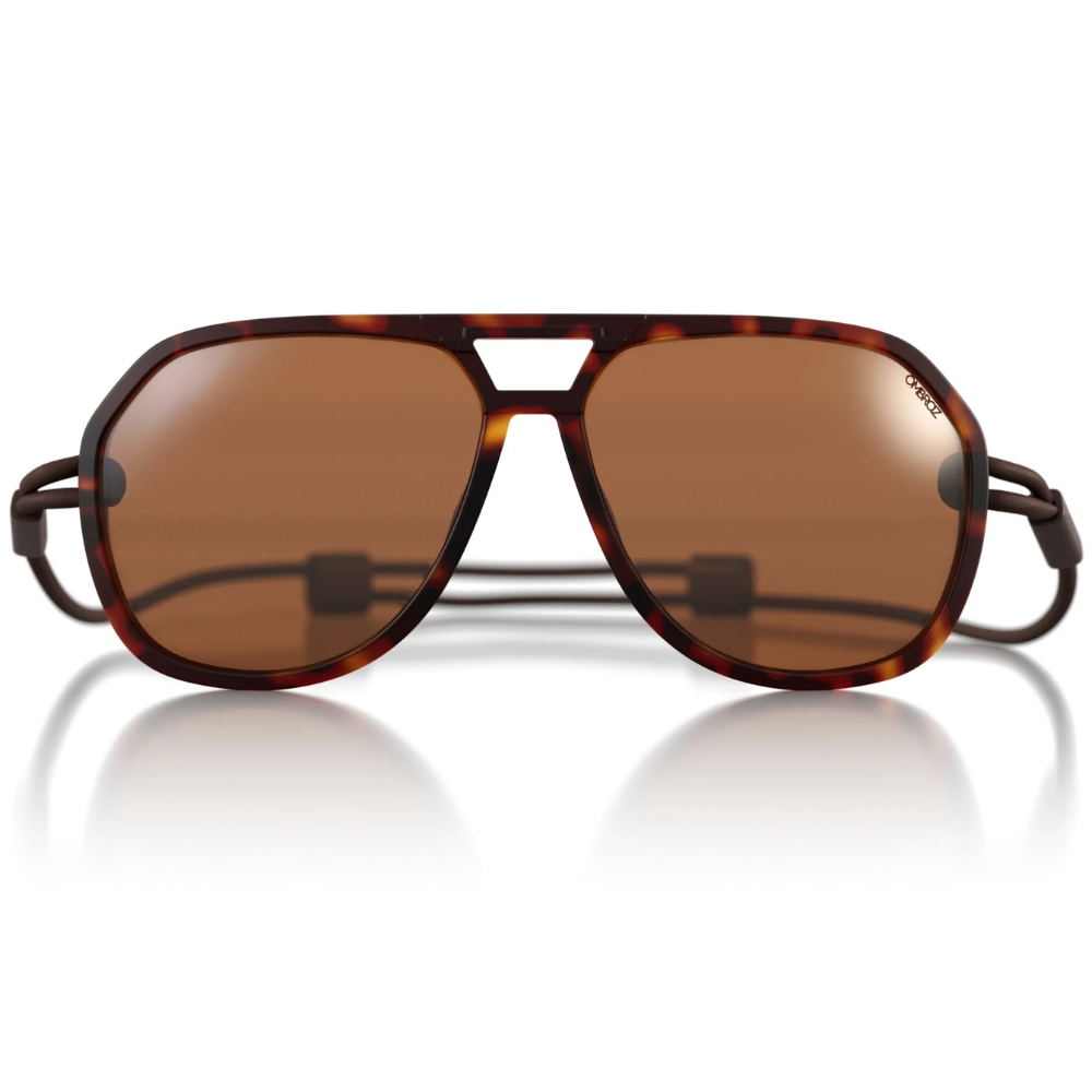 Ombraz Classic Sunglasses Tortoise Polarized Brown
