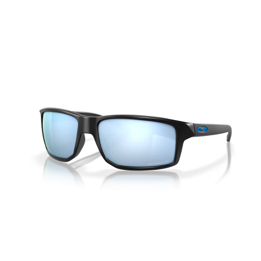 Oakley Gibston Sunglasses Matte Black Prizm Deep Water Polarized