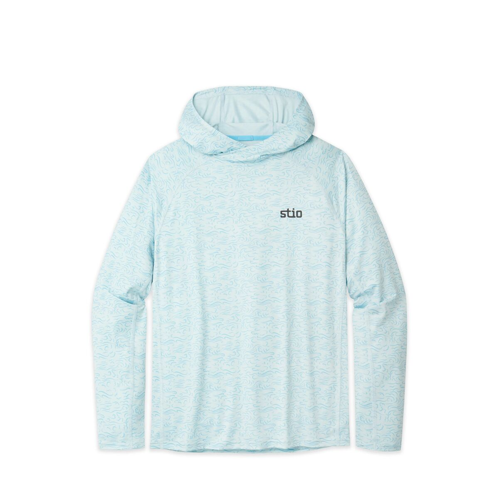 Stio Men's Hylas Hooded Pullover Windchill Clouds