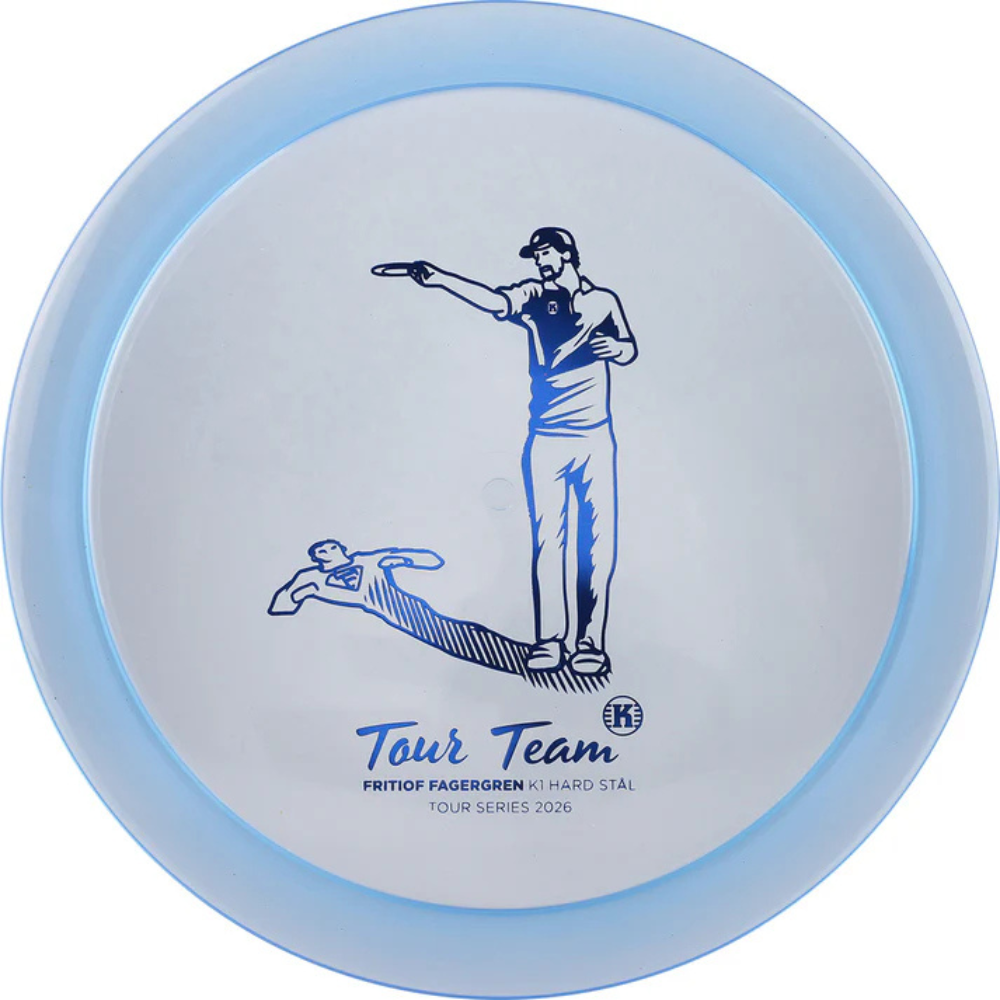 K1 Hard Stal Disc Blue Transparent Fritiof Fagergren Tour Series 9 4 0 3
