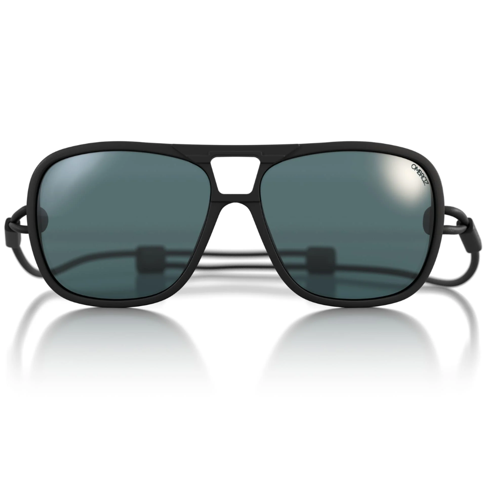 Ombraz Leggero Sunglasses Charcoal Polarized Grey Regular