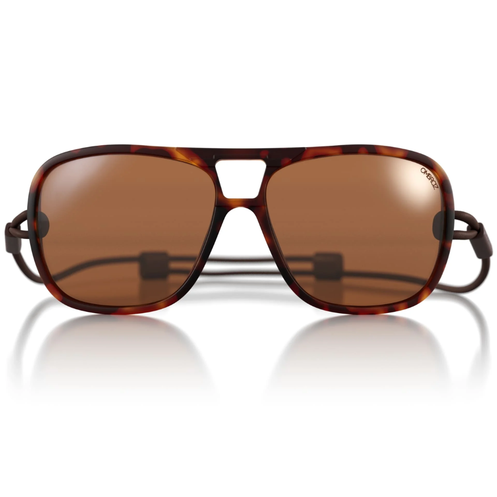 Ombraz Leggero Sunglasses Tortoise Polarized Brown