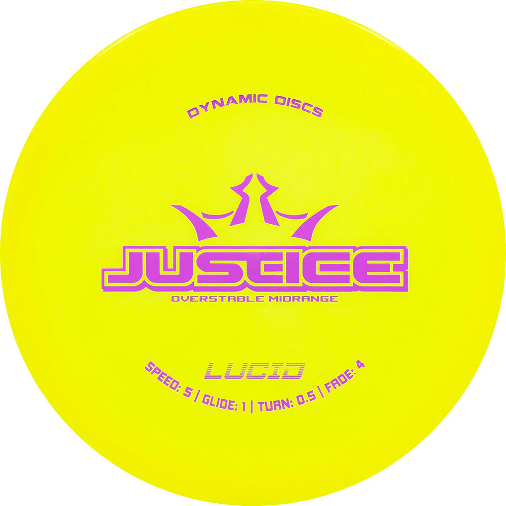 Dynamic Discs Justice Yellow Lucid 5 1 0.5 4