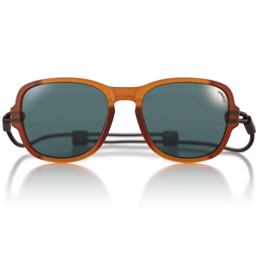 Ombraz Teton Sunglasses Honey Polarized Grey Regular