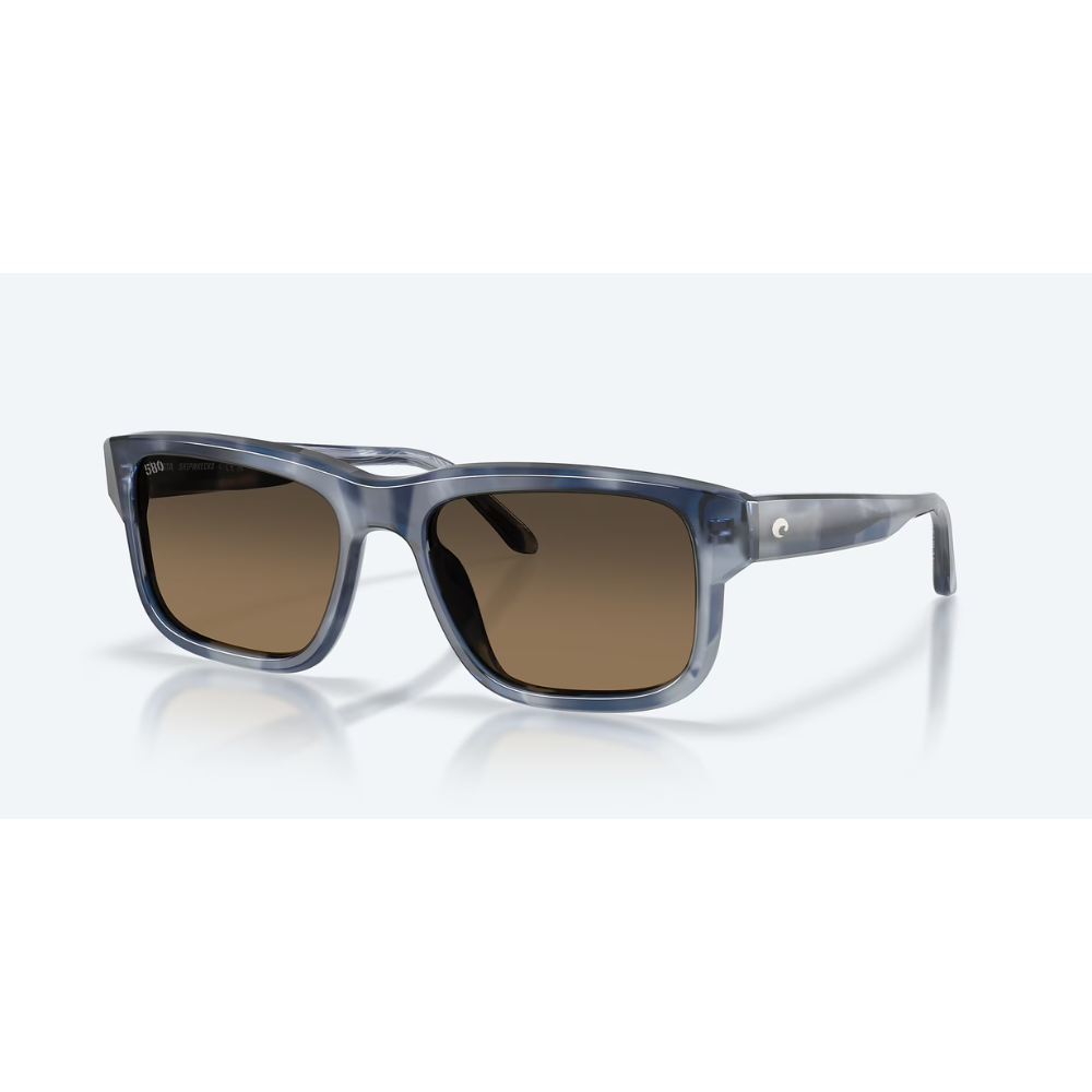 Costa Del Mar Shipwrecks Sunglasses Blue Tortoise Copper Gradient Lightwave 580G