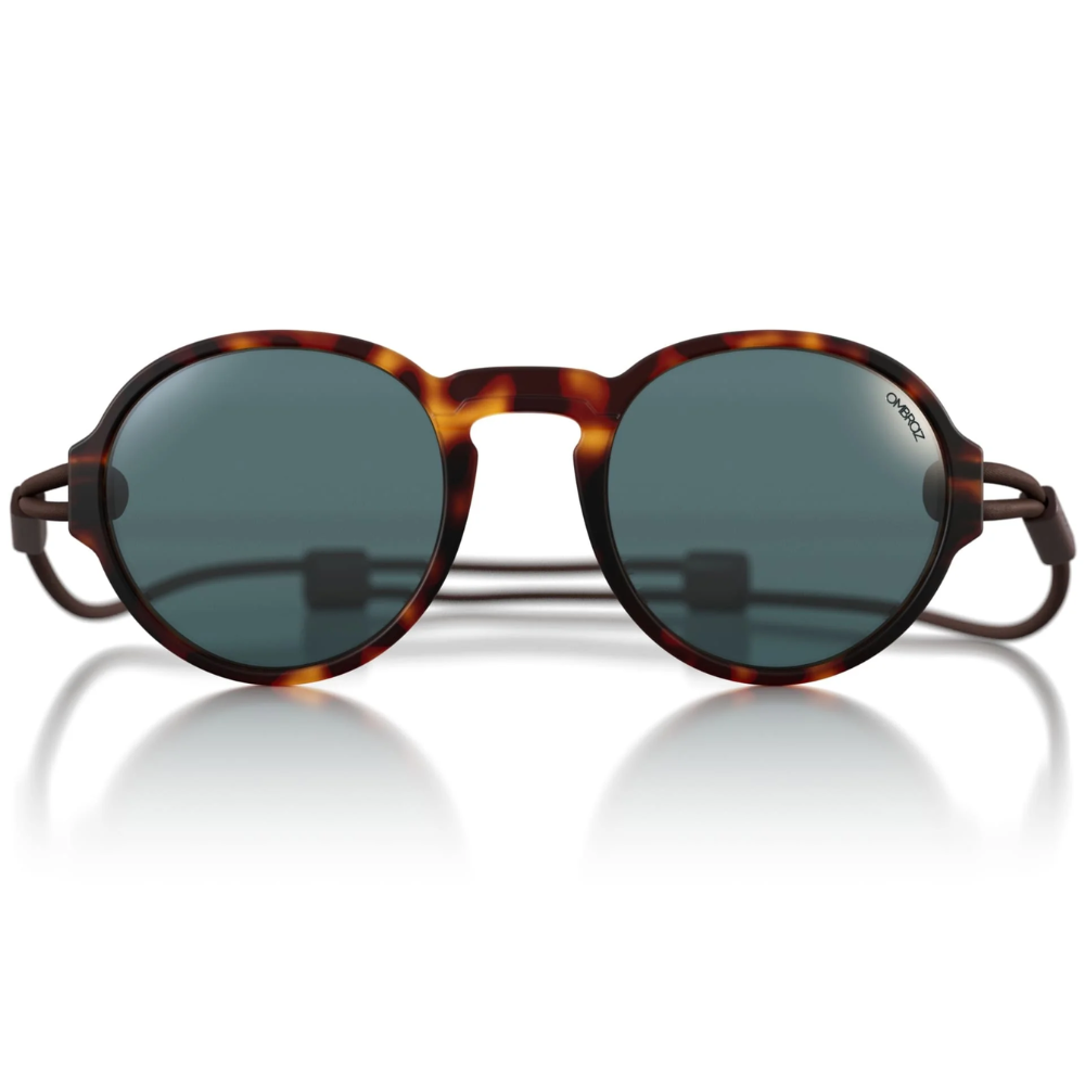 Ombraz Viale Sunglasses Tortoise Polarized Grey