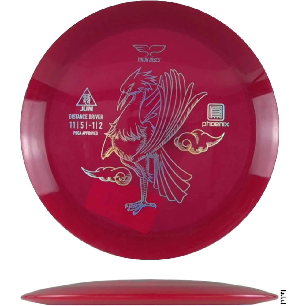 Yikun Jun Disc Red Phoenix Line 11 5 -1 2