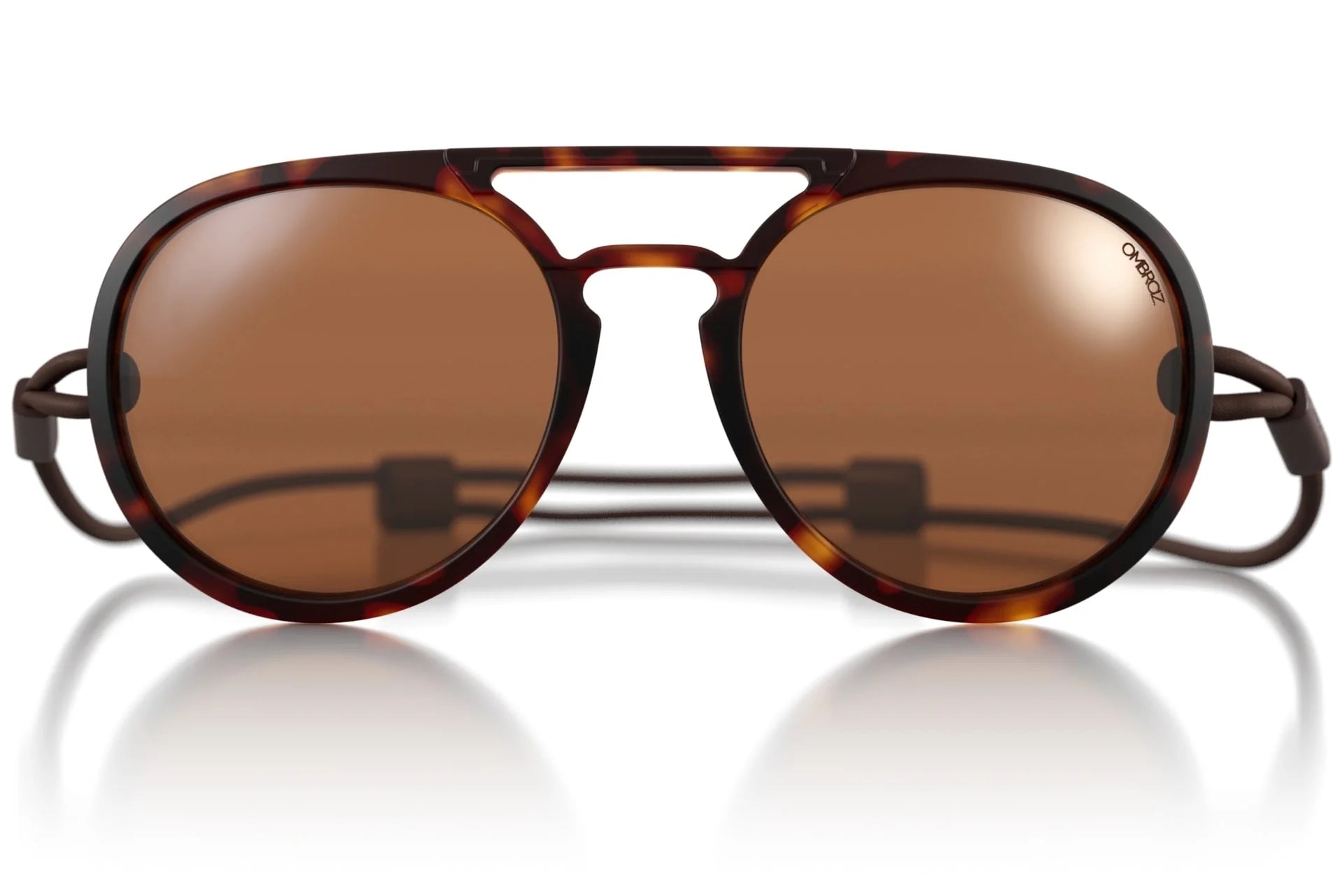 Ombraz Dolomite Sunglasses Tortoise Polarized Brown Regular
