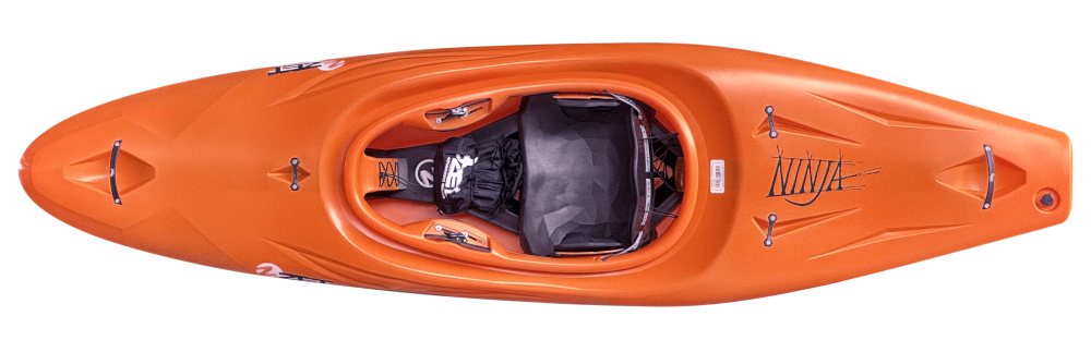 Zet Ninja Whitewater Kayak - Closeout Orange