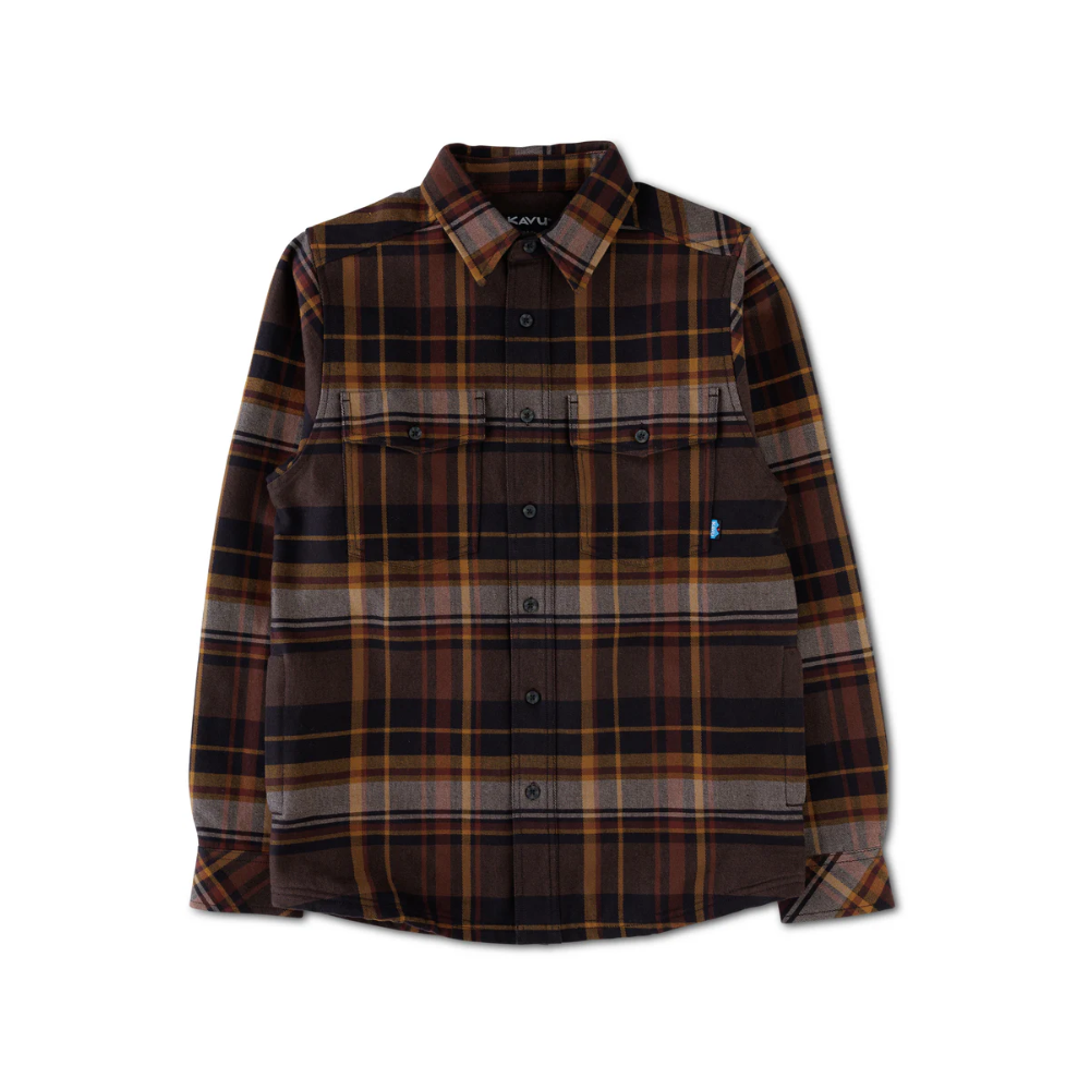 Kavu Carrick Bend Shirt Darkwood Trail LG