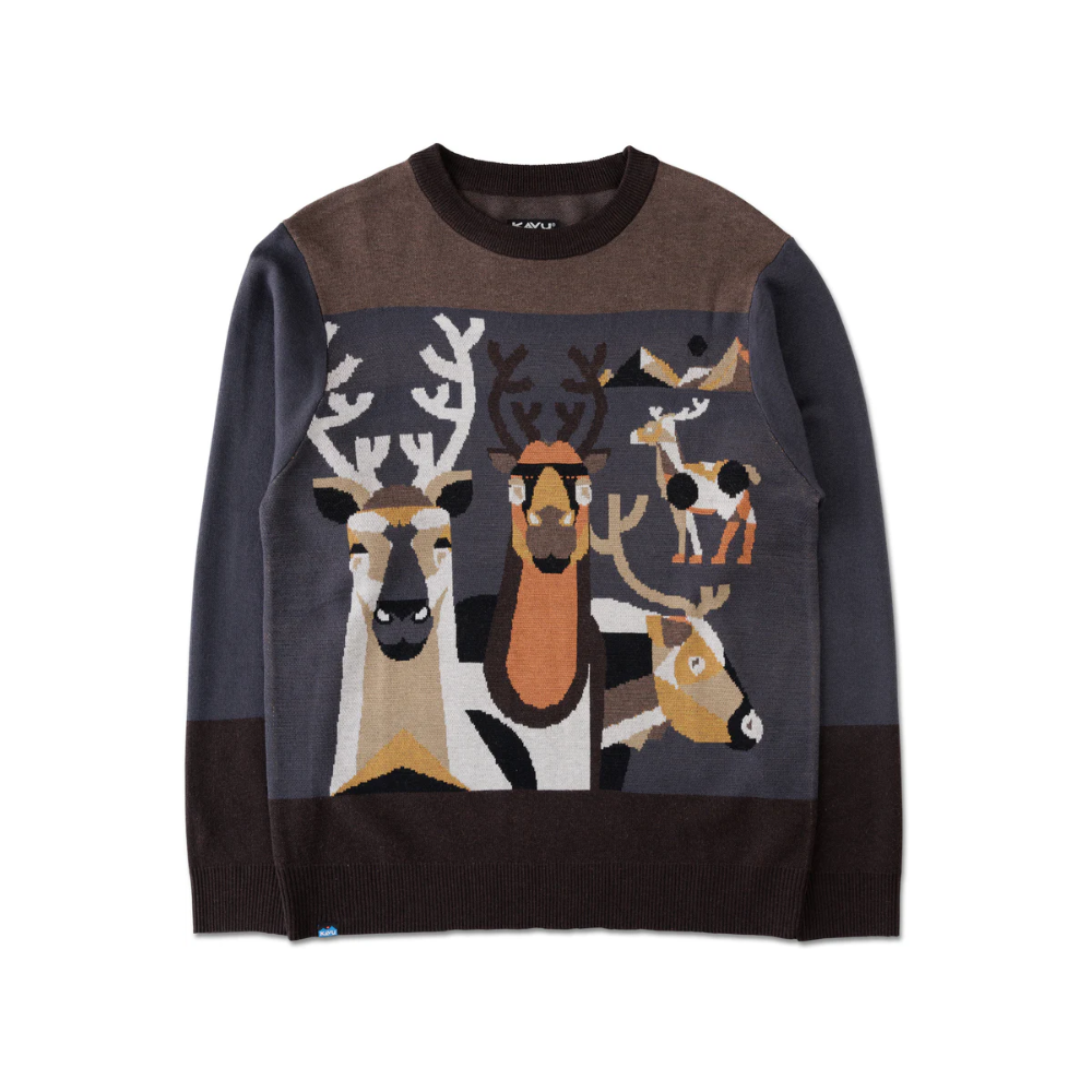 Kavu Highline Sweater Deer Me MD
