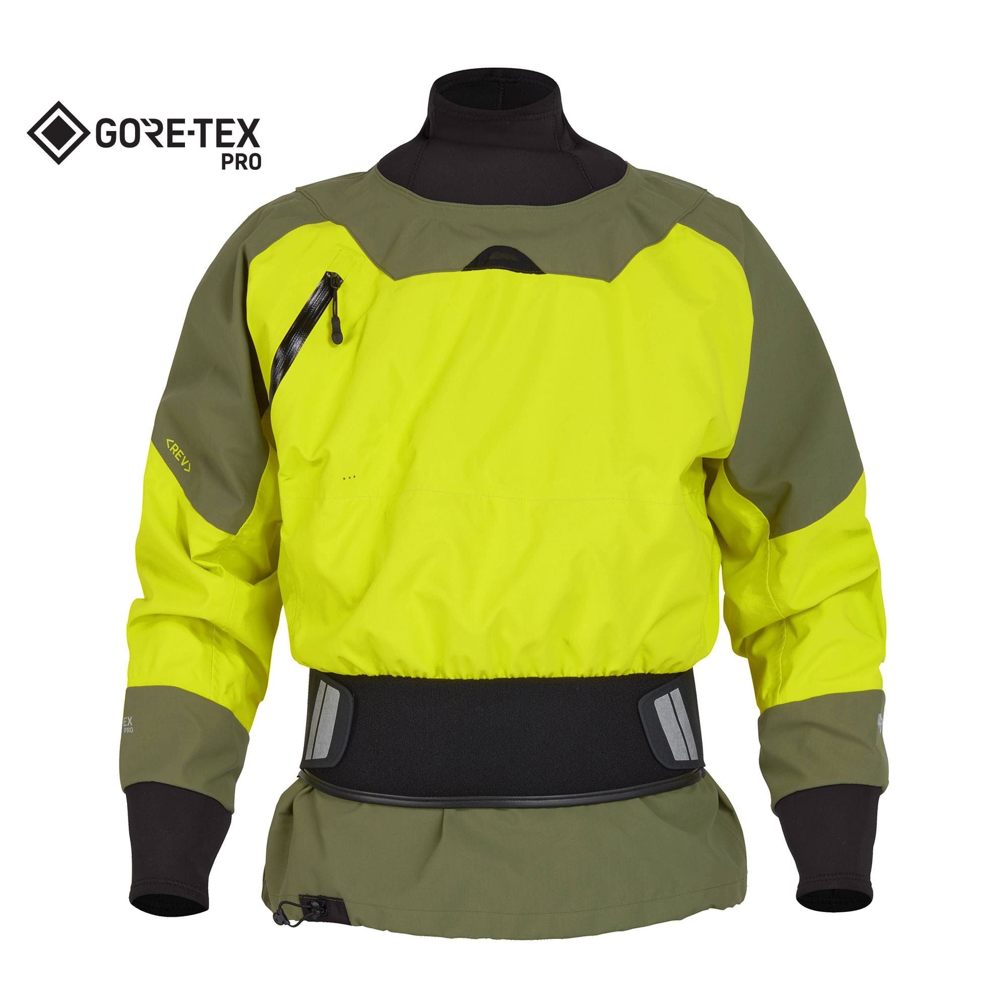 NRS Men's Rev Dry Top (GORE-TEX Pro) Chartreuse