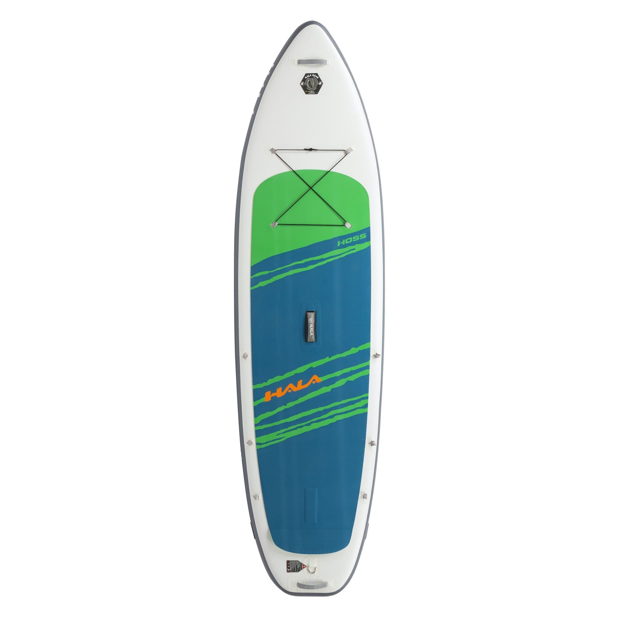 Hala Hoss Inflatable Stand-up Paddle Board (SUP) Blue/Green 10ft 10in