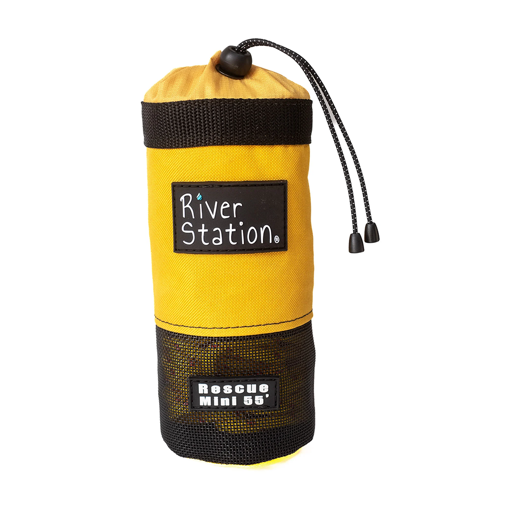 River Station Kayak Mini 55' Throw Bag Gold