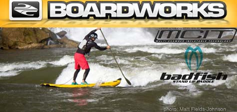 The Boardworks Surf Badfish MCIT Inflatable SUP Review with Mike Harvey and Zack Hughes