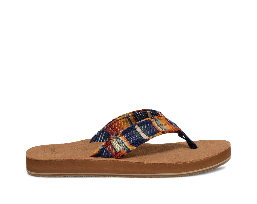 Sanuk M's Fraid Not Blanket Flip Flops