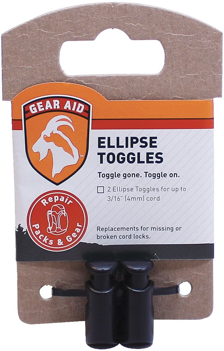 Ellipse Toggle Cord Lock 2pk