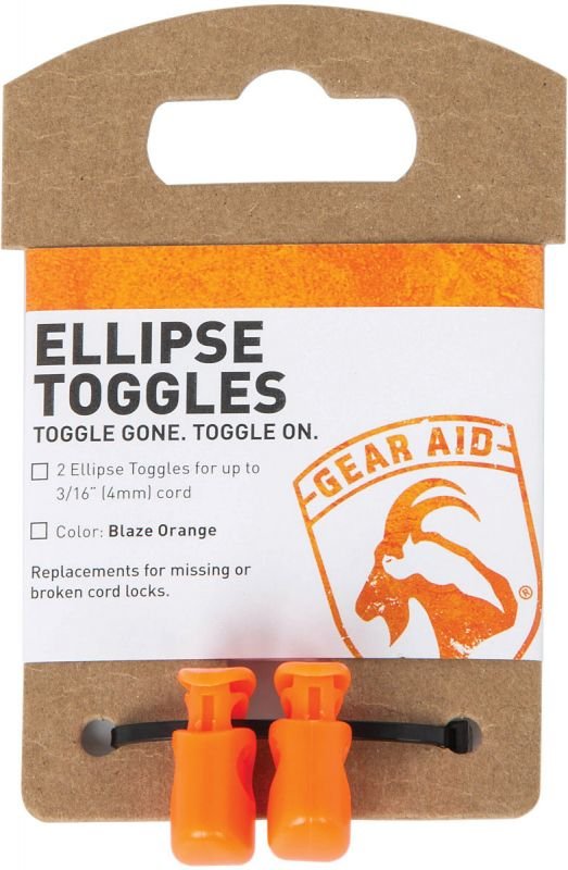 Ellipse Toggle Cord Lock 2pk