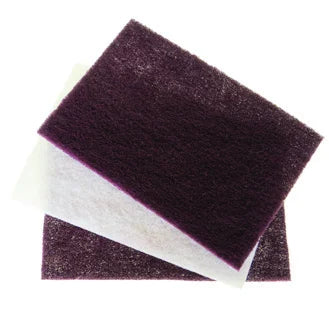 Wax Buff Hand Pad - Maroon