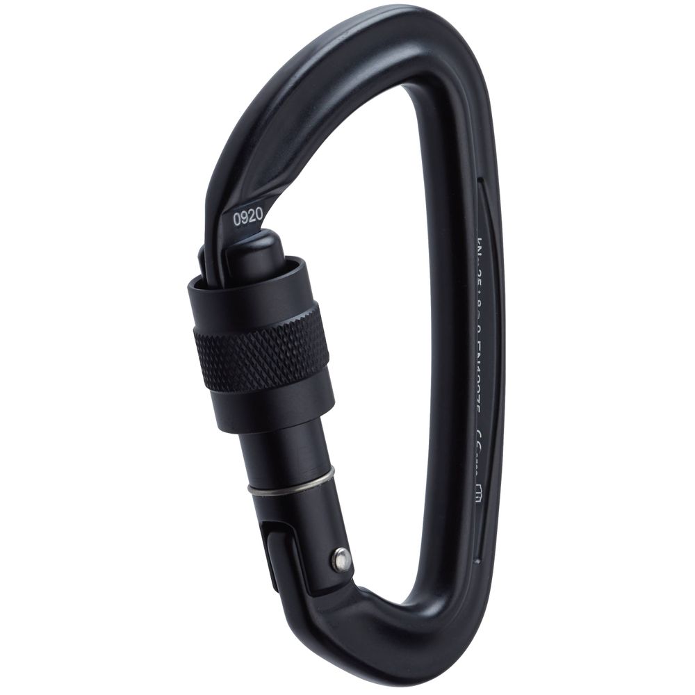 NRS Sliq Screw Lock Carabiner Black